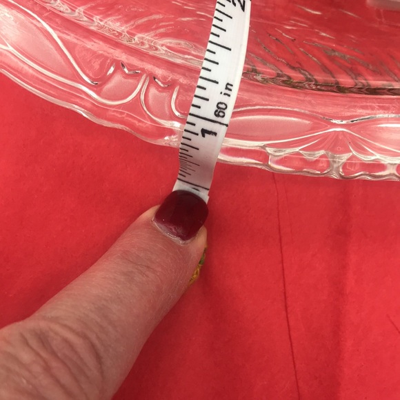 VTG Mikasa Rejoice Nativity Clear Frosted Etched Crystal Glass Oval Plaque/Dish - Picture 6 of 6